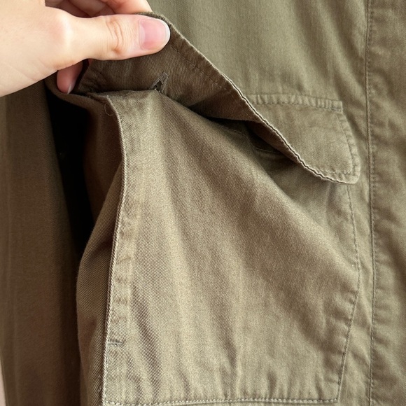 Old Navy Army Green Utility Cropped Jacket, Size Large - Picture 6 of 15